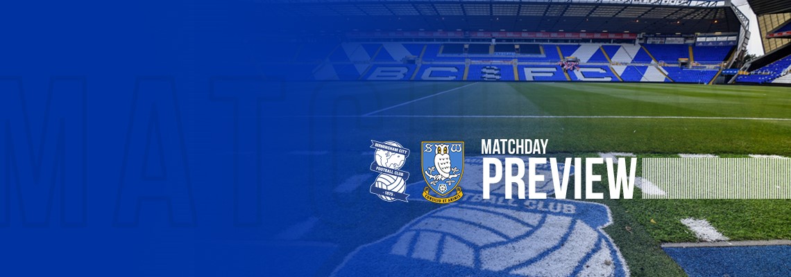 Preview Blues V Sheffield Wednesday