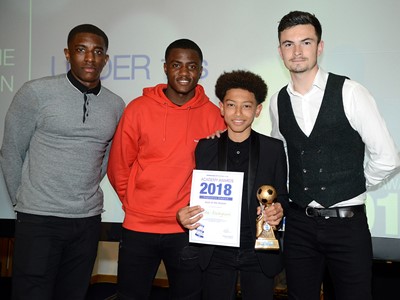 Lubala and Harding at Blues Academy Awards